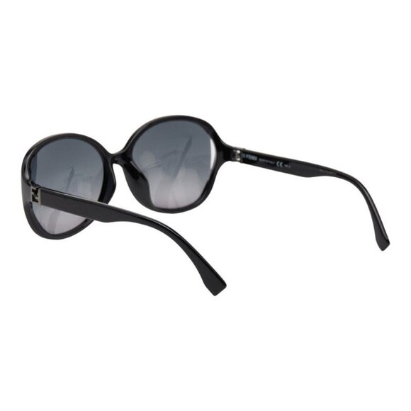 Fendi FF Logo Sunglasses Wellington Gradient Lens Ff0032 F S Black Plastic main image 7